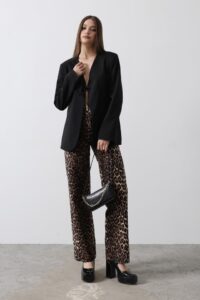 Önü Bağlamalı Blazer Ceket - Görsel 2
