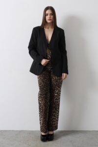 Önü Bağlamalı Blazer Ceket - Görsel 4