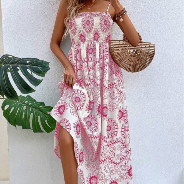 DİJİTAL BASKILI ELBİSE