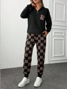 Kadın Uzun Kollu Iki Iplik Kumaş Fermuar Ve Cep Detay Kapüşonlu Ikili Takım - Görsel 2