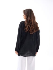 7423 GÖMLEK-SİYAH - Görsel 3