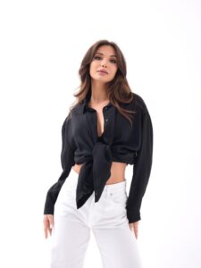 7423 GÖMLEK-SİYAH - Görsel 4