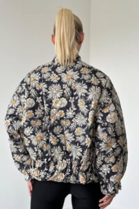 Desenli Papatya Desen Mont - Görsel 3