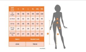 Kadın Yüksek Bel önden Düğmeli Jean Pantolon - Görsel 5