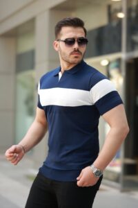 Erkek Yakalı Kısa Kollu Tişört - Görsel 2