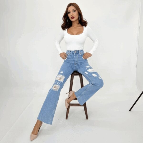 5747 KOT PANTOLON-MAVİ