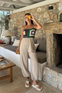 Jasmin Süzüneli Keten Tulum 1280-08 - Görsel 3