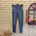 Yüksek Bel Likralı Jean Pantolon 90 Cm - Görsel 3