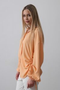 Biye Detaylı Ayrobin Gömlek - Görsel 4