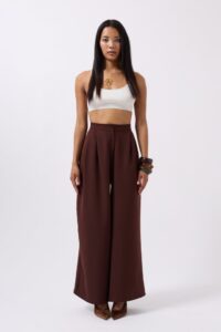 Casual Yüksek Bel Pantolon - Görsel 2