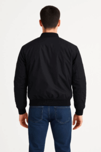Erkek Içi Astarlı Fermuarlı Bomber Mont Ceket - Görsel 3