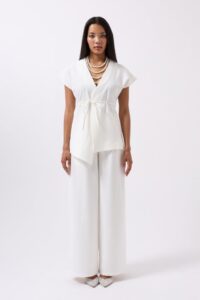 Bağcık Detay Yelek - Görsel 2