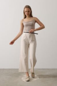 Kemer Pens Detaylı Pantolon