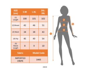 Kadın Kısa Kollu Kruvaze Yaka Beli Kuşaklı Blok Desenli Ithal Krep Elbise - Görsel 4