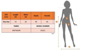 Kadın Bağcıklı Mini Triko Etek - Görsel 4