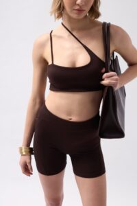 Cep Detay Biker Şort - Görsel 4