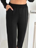 Polo Yaka Gömlek Detay Salaş Balon Pantolunlu ıkılı Takım - Görsel 4