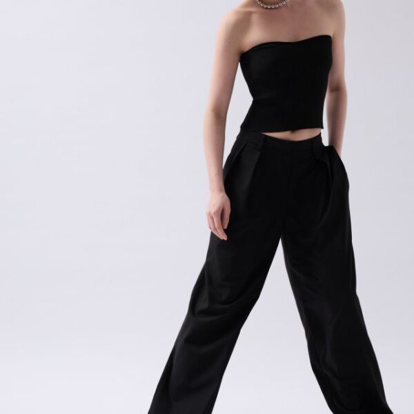 Straplez Dokulu Crop