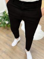Erkek Cepli Slimfit Atlas Pantolon - Görsel 3