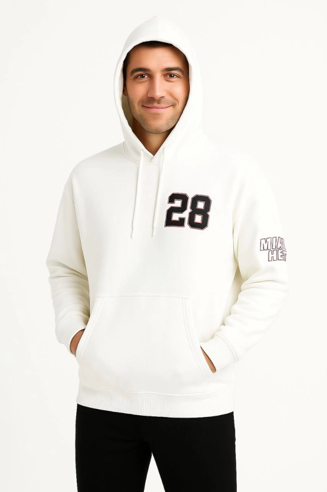 33ece192e9ee26d1d12d5cdb6bda57a8_31775-0.png Üç İplik Kapüşonlu Ön Ve Arka Baskılı SweatShirt Hoodie - Görsel 1