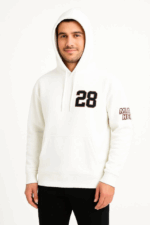 Üç İplik Kapüşonlu Ön Ve Arka Baskılı SweatShirt Hoodie - Görsel 2