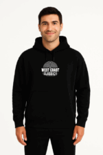 Erkek Üç İplik Kapüşonlu Ön Ve Arka Baskılı SweatShirt Hoodie - Görsel 2