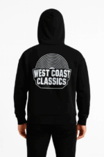 Erkek Üç İplik Kapüşonlu Ön Ve Arka Baskılı SweatShirt Hoodie - Görsel 3