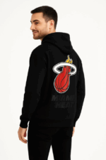 Üç İplik Kapüşonlu Ön Ve Arka Baskılı SweatShirt Hoodie - Görsel 4