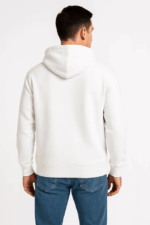 Erkek Üç İplik Kapüşonlu Tam Fermuarlı Kanguru Çepli SweatShirt Hoodie - Görsel 2