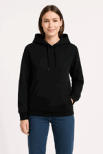Üç İplik Kapüşonlu Kanguru Çepli SweatShirt Hoodie