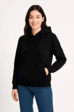 Üç İplik Kapüşonlu Kanguru Çepli SweatShirt Hoodie - Görsel 4
