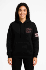Üç İplik Kapüşonlu Ön Ve Arka Baskılı SweatShirt Hoodie - Görsel 2