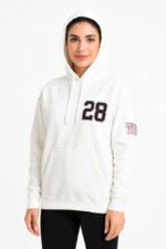 Üç İplik Kapüşonlu Ön Ve Arka Baskılı SweatShirt Hoodie - Görsel 2