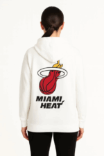 Üç İplik Kapüşonlu Ön Ve Arka Baskılı SweatShirt Hoodie - Görsel 3