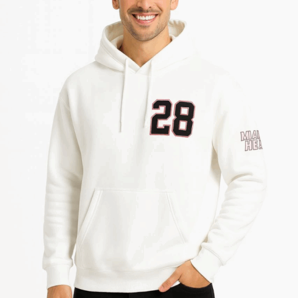 Üç İplik Kapüşonlu Ön Ve Arka Baskılı SweatShirt Hoodie