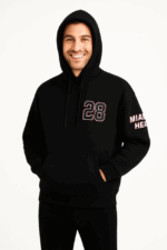 Üç İplik Kapüşonlu Ön Ve Arka Baskılı SweatShirt Hoodie - Görsel 3