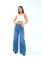 7398 KOT PANTOLON-MAVİ
