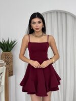 Common İp Askılı Elbise - Görsel 4