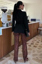 İçi Astarlı Dantel Pantolon 0081 - Görsel 4