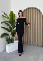 Livora Gül Detay Elbise - Görsel 3