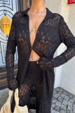 Bridget Ajurlu Uzun Hırka Takım 9881 - Görsel 3