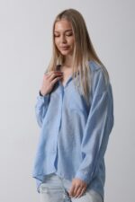 Cepli Oversize Gömlek - Görsel 2