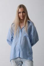 Cepli Oversize Gömlek - Görsel 3
