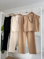 Zoe Crop Yelek Takım 9744-08 - Görsel 11