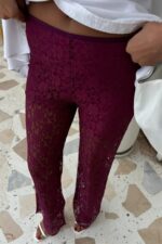 İçi Astarlı Dantel Pantolon 0081 - Görsel 3