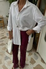 İçi Astarlı Dantel Pantolon 0081 - Görsel 5