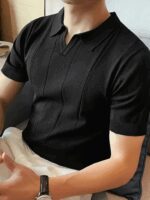 Erkek Kısa Kollu Polo Yakalı Triko Tshirt