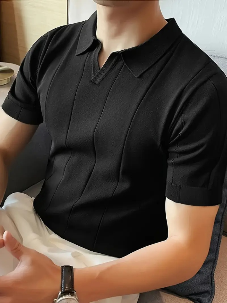 33ece192e9ee26d1d12d5cdb6bda57a8_38267-0.jpeg Erkek Kısa Kollu Polo Yakalı Triko Tshirt - Görsel 1