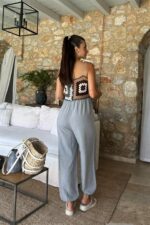 Jasmin Süzüneli Keten Tulum 1280-08 - Görsel 5