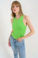 Örme Bisiklet Yaka Atlet - Görsel 2